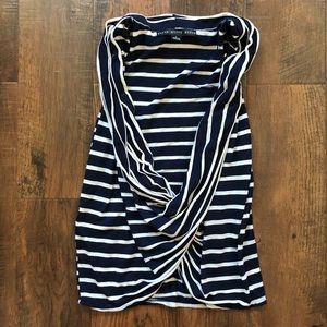 HYFVE navy/white top